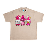 French Oak Pink Christmas winter gnomes Urban Heavy Tee - NancyCooperArtShop
