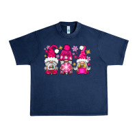 Navy Pink Christmas winter gnomes Urban Heavy Tee - NancyCooperArtShop