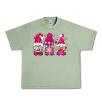 Oil Green Pink Christmas winter gnomes Urban Heavy Tee - NancyCooperArtShop