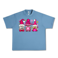 Pebble Blue Pink Christmas winter gnomes Urban Heavy Tee - NancyCooperArtShop