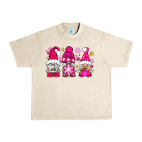 Sandshell Pink Christmas winter gnomes Urban Heavy Tee - NancyCooperArtShop