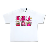 White Pink Christmas winter gnomes Urban Heavy Tee - NancyCooperArtShop