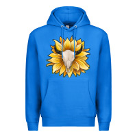 True Royal sunflower bull skull Premium Hoodie - JahusDesignShop