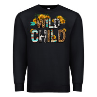 Black wild child Premium Sweatshirt - OliviaCreatesArt