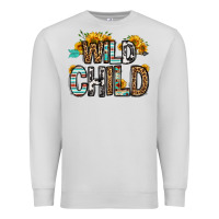 Dove Grey wild child Premium Sweatshirt - OliviaCreatesArt