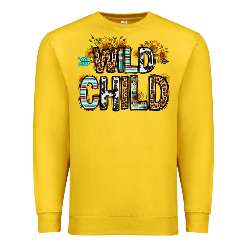 Wild Child Premium Sweatshirt by OliviaCreatesArt | Teevron