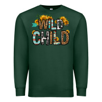 Sports Green wild child Premium Sweatshirt - OliviaCreatesArt