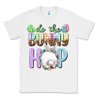 White Do the bunny hop Classic Tee - NancyCooperArtShop