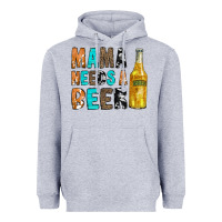 Mama Needs A Beer Heavyweight Hoodie | Teevron