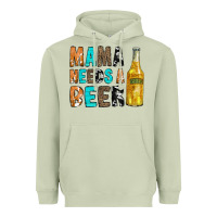 Matcha Mama Needs a Beer Heavyweight Hoodie - CowCowDesign