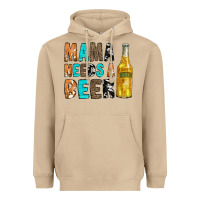 Mushroom Mama Needs a Beer Heavyweight Hoodie - CowCowDesign
