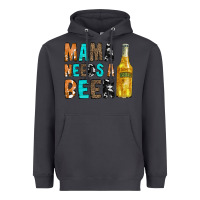 Smoke Mama Needs a Beer Heavyweight Hoodie - CowCowDesign