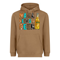 Toasted Coconut Mama Needs a Beer Heavyweight Hoodie - CowCowDesign