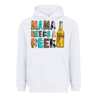 White Mama Needs a Beer Heavyweight Hoodie - CowCowDesign