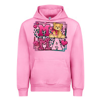 Fuchsia Pink Western Valentines Day Mama Mother's Day Urban Hoodie - LillyAllenDesigns