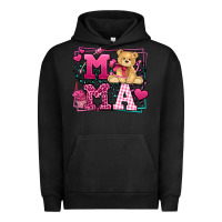 Pigment Black Western Valentines Day Mama Mother's Day Urban Hoodie - LillyAllenDesigns
