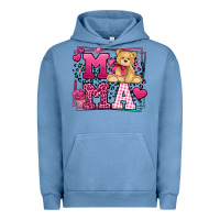 Pigment Pebble Blue Western Valentines Day Mama Mother's Day Urban Hoodie - LillyAllenDesigns