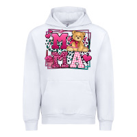 White Western Valentines Day Mama Mother's Day Urban Hoodie - LillyAllenDesigns