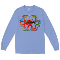 Colony Blue autism teacher pencil Long Sleeve Tee - Artiststas
