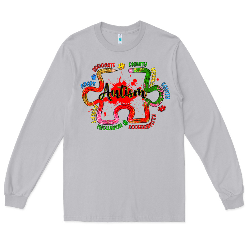 Autism Teacher Pencil Long Sleeve Tee by Artiststas | Teevron