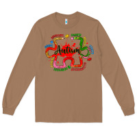 Toasted Coconut autism teacher pencil Long Sleeve Tee - Artiststas
