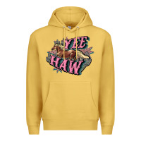 Antique Gold Yee haw Premium Hoodie - HowdyJamesFarm