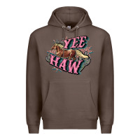 Coffee Yee haw Premium Hoodie - HowdyJamesFarm