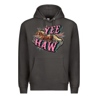 Smoke Yee haw Premium Hoodie - HowdyJamesFarm