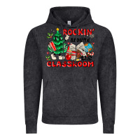 Vintage Black rockin around the classroom Vintage Hoodie - MaliasSmallBusiness