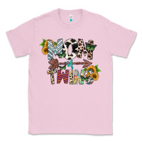 Bubblegum Pink mom of twins Classic Tee - CowhideDigitalArt