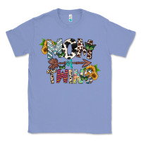 Colony Blue mom of twins Classic Tee - CowhideDigitalArt