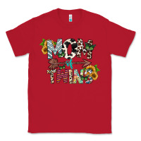 Red mom of twins Classic Tee - CowhideDigitalArt