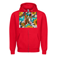 Red cowhide aztec horse Zipper Hoodie - TumblerDesignByShophia