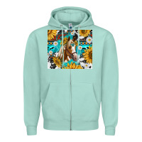 Seafoam cowhide aztec horse Zipper Hoodie - TumblerDesignByShophia