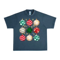 Midnight Navy Christmas Urban Heavy Tee - MaliasSmallBusiness