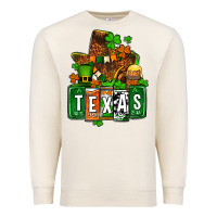 Sandshell St. Patrick's Texas map Premium Sweatshirt - OliviaCreatesArt