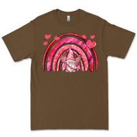Cacao valentines day rainbow with cupid gnome Premium Tee - NancyCooperArtShop