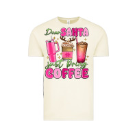 Vintage Arctic dear santa just bring coffee Vintage Tee - MaliasSmallBusiness