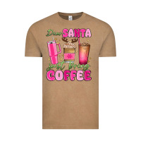 Vintage Coffee dear santa just bring coffee Vintage Tee - MaliasSmallBusiness