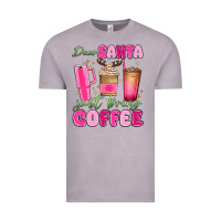 Vintage Zinc dear santa just bring coffee Vintage Tee - MaliasSmallBusiness