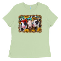 Matcha western sunflower heifers Ladies Tee - Jasminsmagicworld