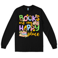 Black books are my happy place Long Sleeve Tee - Artiststas
