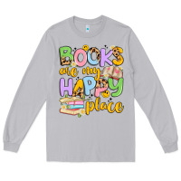 Moon Dust books are my happy place Long Sleeve Tee - Artiststas