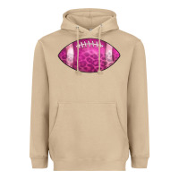 Mushroom american football pink Heavyweight Hoodie - CowCowDesign