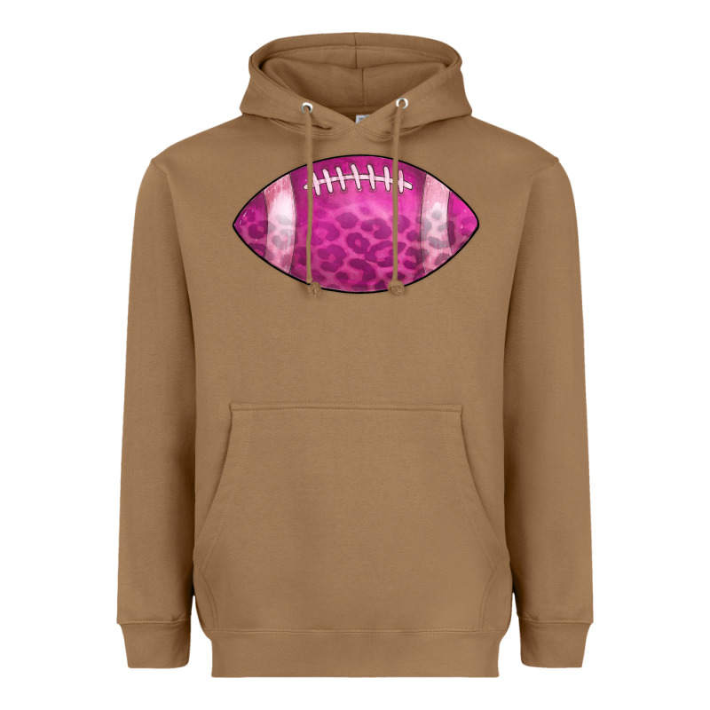 American Football Pink Heavyweight Hoodie by CowCowDesign | Teevron