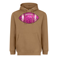 Toasted Coconut american football pink Heavyweight Hoodie - CowCowDesign