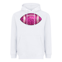 White american football pink Heavyweight Hoodie - CowCowDesign