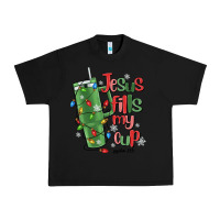 Black jesus fills my cup psalm 25 5 Urban Heavy Tee - MaliasSmallBusiness