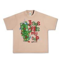 Burro jesus fills my cup psalm 25 5 Urban Heavy Tee - MaliasSmallBusiness