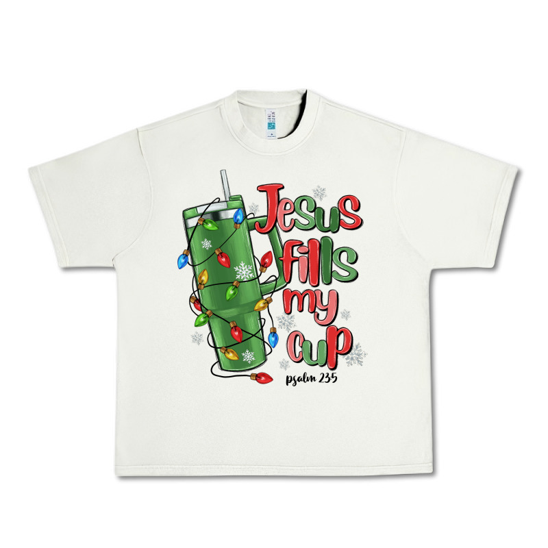 Jesus Fills My Cup Psalm 25 5 Urban Heavy Tee by MaliasSmallBusiness | Teevron